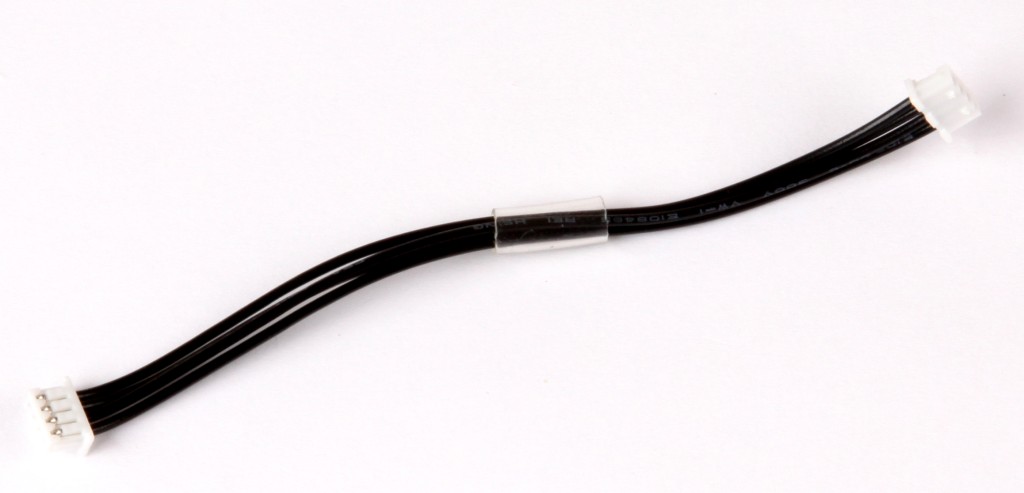 4pol Molex Kabel 8cm - zum Schlieen ins Bild klicken