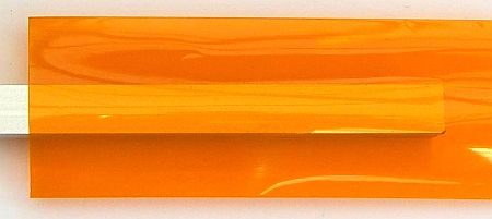 Schrumpfschlauch - orange/transparent - 1m - zum Schlieen ins Bild klicken